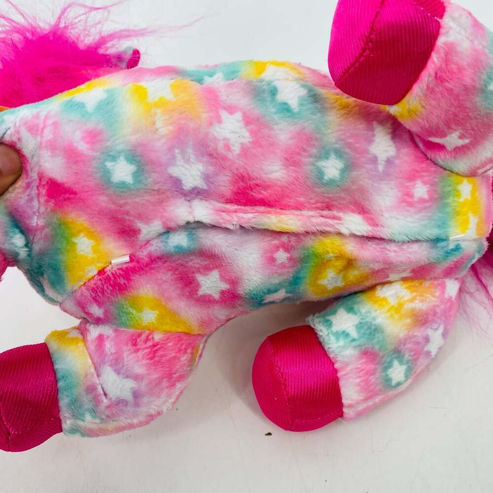 Unicorn Surprise Licorice Plush 3 Babies Pink Rainbow 14" Just Play Pink Rainbow - Picture 6 of 8
